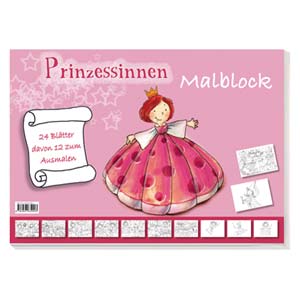 Prinzessinnen Malblock